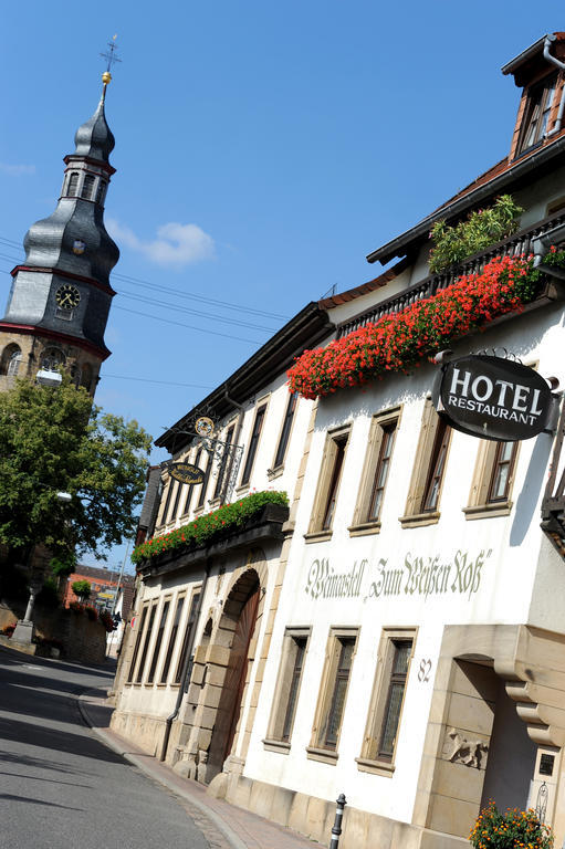 Weinkastell Zum Weissen Ross Hotell Kallstadt Exteriör bild