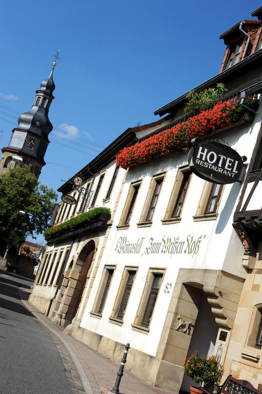 Weinkastell Zum Weissen Ross Hotell Kallstadt Exteriör bild