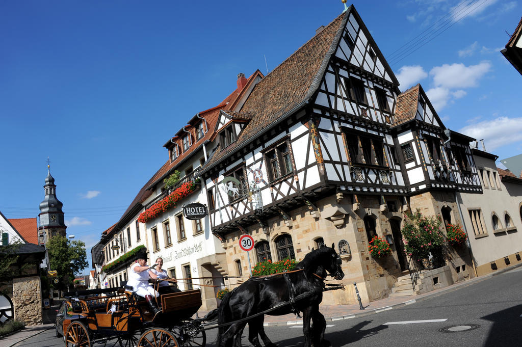 Weinkastell Zum Weissen Ross Hotell Kallstadt Exteriör bild